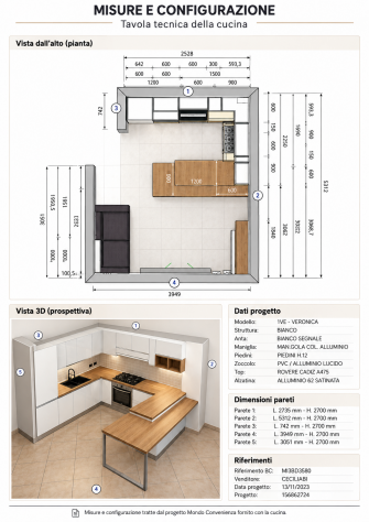 Cucina completa con penisola + elettrodomestici - Foto 4