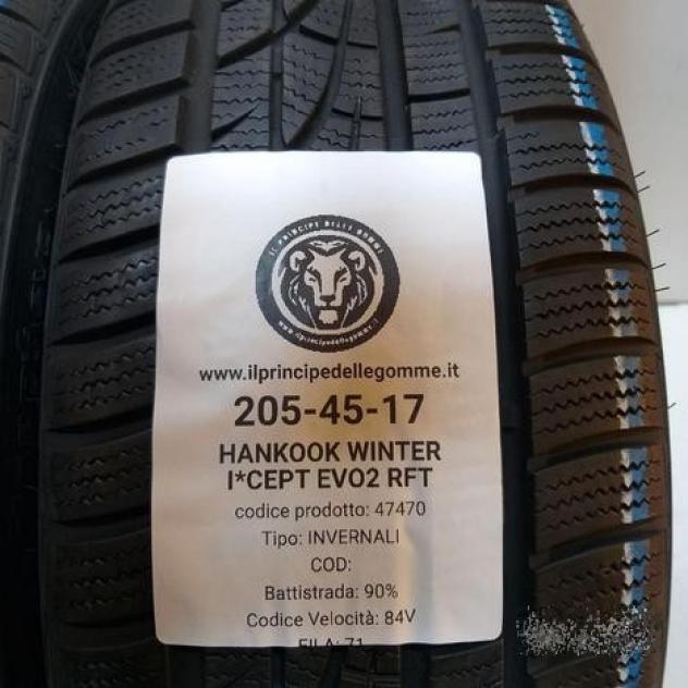 2 gomme 205 45 17 hankook a47470 - Foto 2