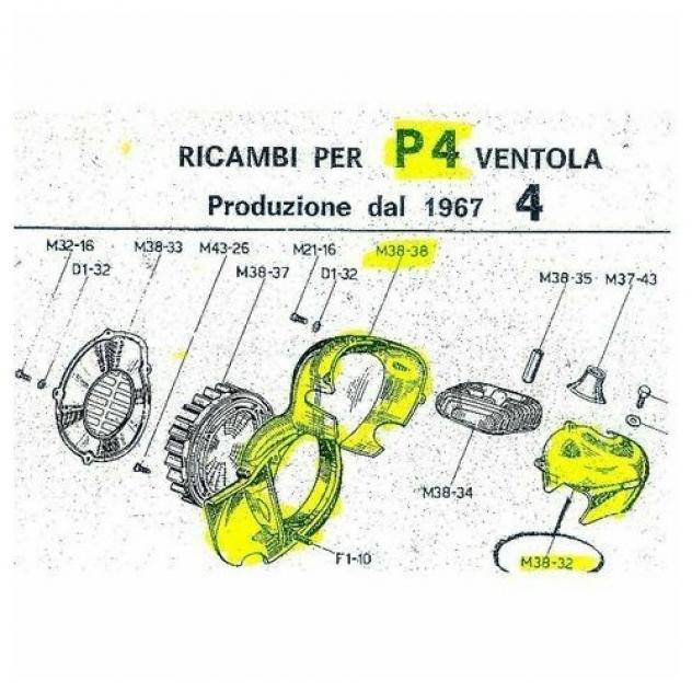Convogliatore con cuffia FBM Minarelli P4 M38.38 M38.32 - Foto 4