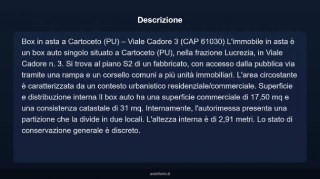 Immobile in asta di 17 m² in vendita a Cartoceto - Foto 3