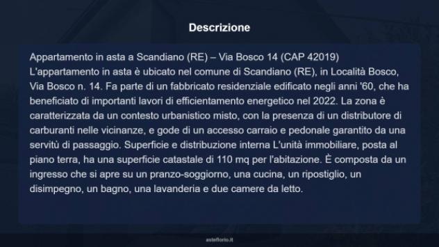 Immobile in asta di 110 m², box auto in vendita a Scandiano - Foto 11