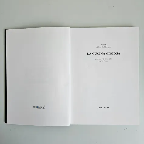 La Cucina Gioiosa - Decio Carugati - Diakronia - 1992 - TRACCIATA!! - Foto 2