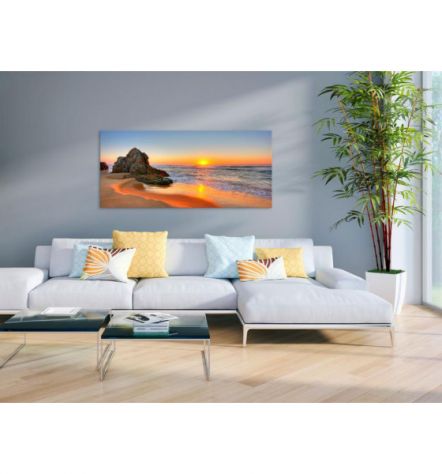 Quadro Scogli Sul Mare Cm.100x45 ARREDALACASA - Foto 2
