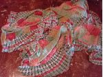 2 copriletti cotone vintage a uncinetto colorati