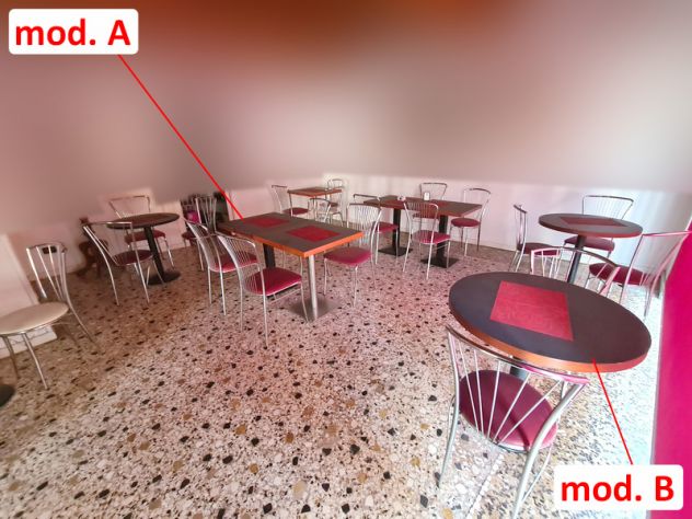TAVOLI E SEDIE PER CAFFETTERIA USATI - Foto 4