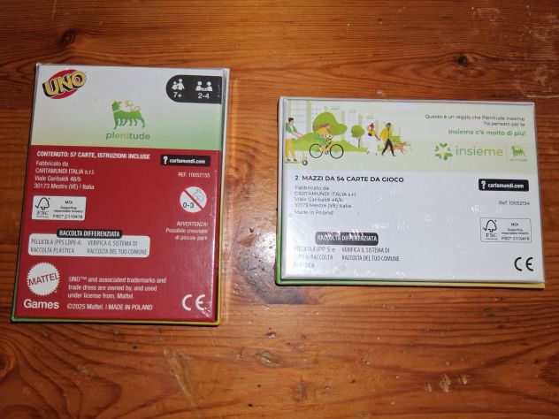 2 Mazzi Carte da Pocker e un Mazzo Carte da UNO Plenitude - Cartamundi Italia - Foto 2