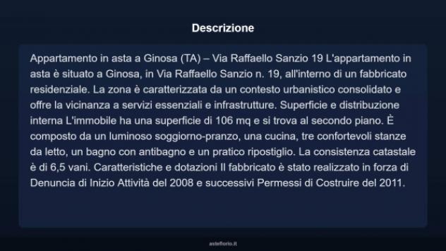 Immobile in asta di 106 m², box auto in vendita a Ginosa - Foto 7
