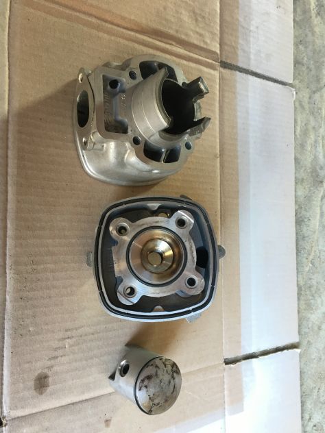 Kit completo Testa Pistone e Cilindro 50 Racing a Liquido H2O Minimotard Polini - Foto 3