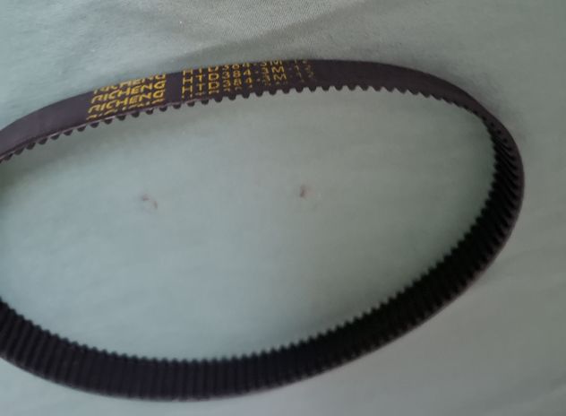 CINGHIA DENTATA HTD 384-3M 12 per sccoter monopattino elettrico - Foto 2