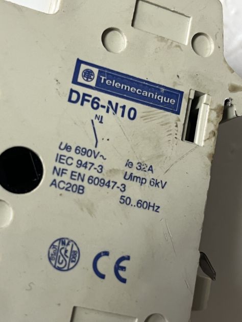 Telemecanique Fuse Holder DF6-N10 - Foto 8