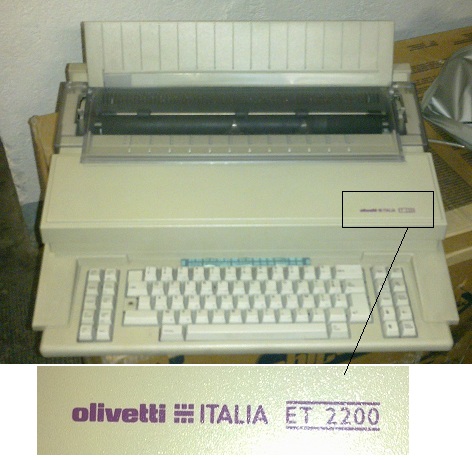 Macchina da scrivere