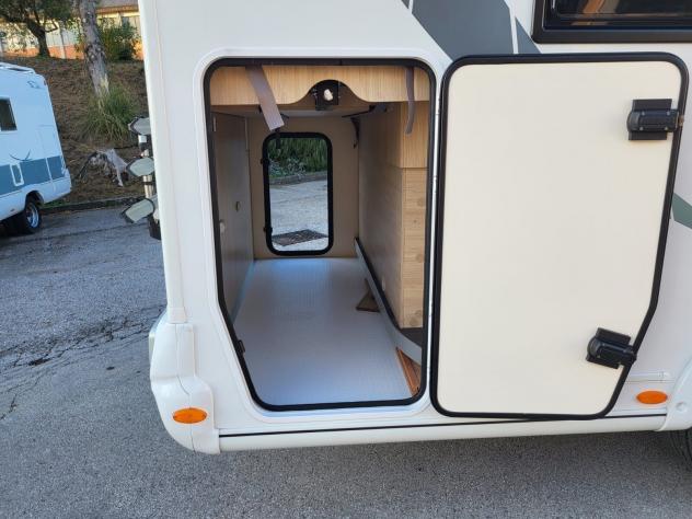 MOTORHOME CHAUSSON DUCATO BASCULANTE GARAGE CLIMATIZZATORE LETTI CASTELLO POSTERIORI GENERALI CAMPER USATI 492 - Foto 5