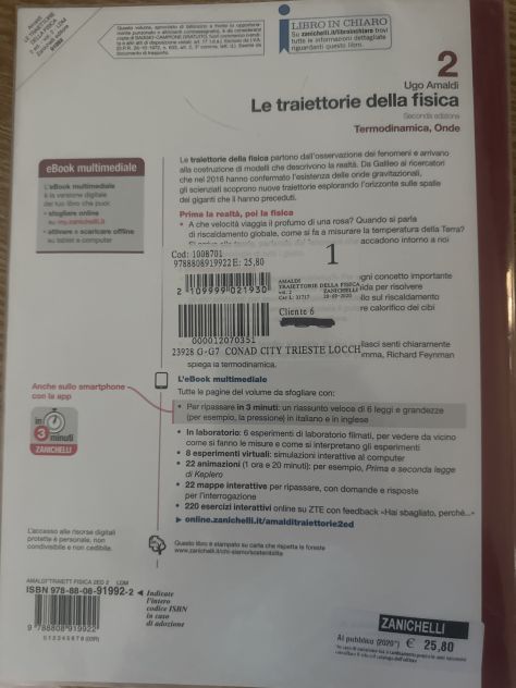 Le traiettorie della fisica 2 - Termodinamica/ Ond - Foto 4
