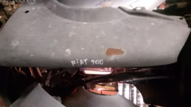 Fiat 500 parafango sx nuovo