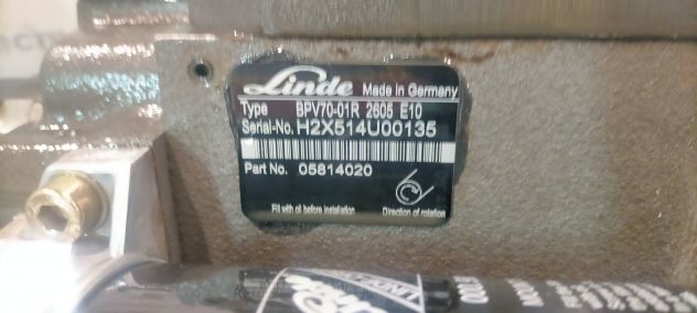 Pompa Linde BPV70-01R 2605 E10 - Foto 4