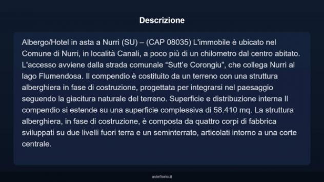 Immobile in asta di 58410 m² in vendita a Nurri - Foto 5