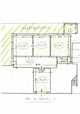Locale comm.le/Fondo in affitto a Pisa 80 mq Rif: 1394019