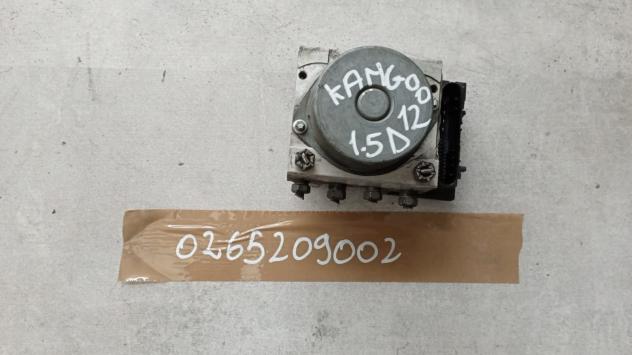 ABS RENAULT Kangoo 4° Serie 0265209002 diesel 1.5 (0821)