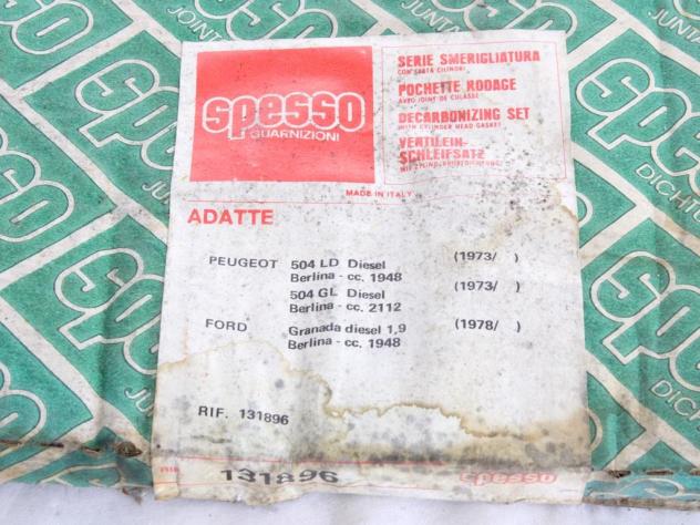 131896 KIT GUARNIZIONI MOTORE SPESSO PEUGEOT 504 LD 1.9 D 5P (1974) RICAMBIO NUOVO PARTI MANCANTI - Foto 4