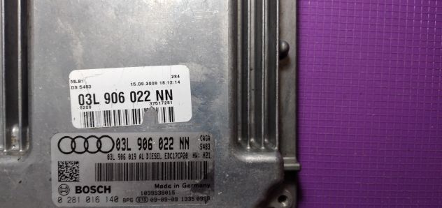 Ecu EDC17CP20 AUDI A4 A5 2.0TDI 0281016140 03L906022NN - Foto 3
