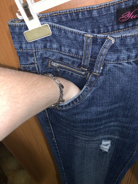 JEANS USATI POCHE VOLTE OTTIME CONDIZIONI MARCA”YULITA JEANS”VINTAGE,DRITTI,NON - Foto 5