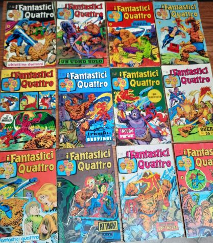 Fumetti FANTASTICI QUATTRO editoriale Corno primi anni 70 - Foto 9
