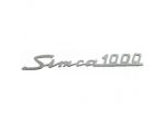 Emblema Targhetta auto Simca 1000