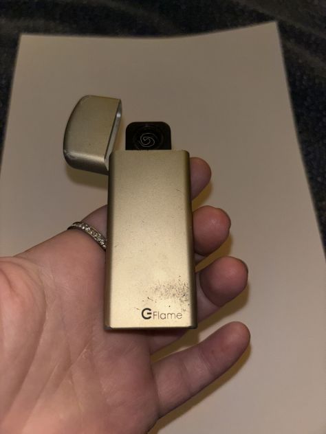 ACCENDINO A RICARICA USB,FUNZIONANTE,MARCA”FLAME”ORIGINALE,UNISEX - Foto 9