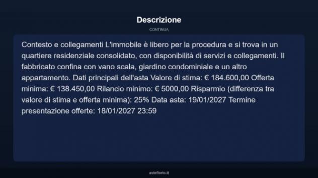 Immobile in asta di 70 m² in vendita a Roma - Foto 5