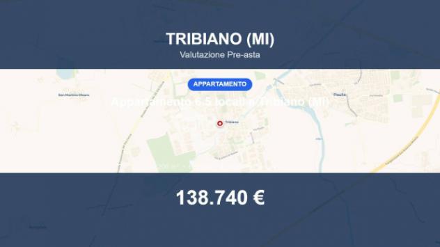 Immobile in asta di 208 m² con più di 5 locali e posto auto in vendita a Tribiano