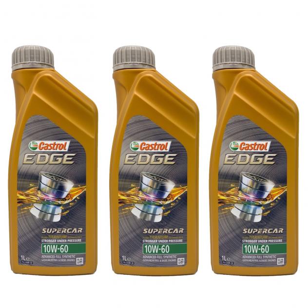 Kit Olio Motore Castrol Edge Fst 10W60-3