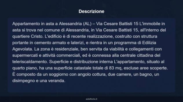 Immobile in asta di 83 m², box auto in vendita a Alessandria - Foto 6