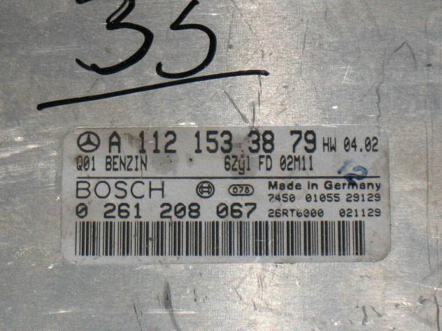 0261208067 ECU CENTRALINA MERCEDES 0261208067 A1121533879 FD 02M11 - Foto 2