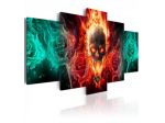 Quadro Teschio Rosso Cm. 100x50 E 200x100 ARREDALACASA