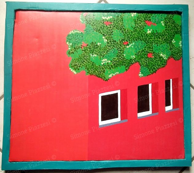 Quadro di Simone Piazzesi - FINESTRE CON ALBERO (2024) - Foto 2