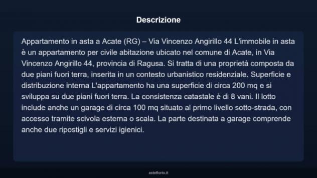 Immobile in asta di 200 m² con più di 5 locali e box auto in vendita a Acate - Foto 4