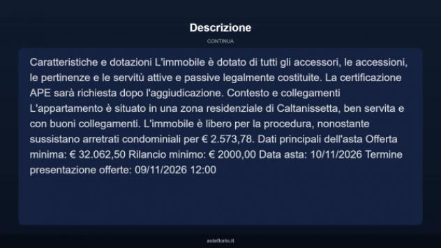 Immobile in asta di 93 m² in vendita a Caltanissetta - Foto 4