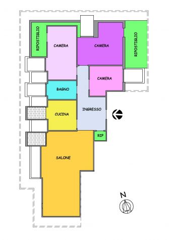 Ampio appartamento di 120 mq con cantina - Foto 10