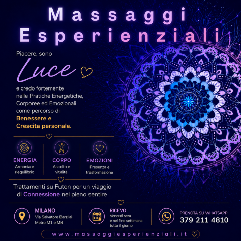 Massaggi Esperienziali - Foto 2 Tel:3792114810