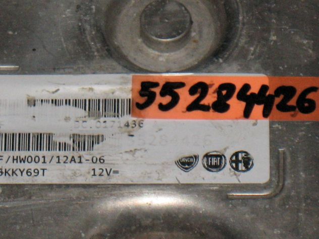 55284426 9DF HW001 ECU CENTRALINA MOTORE FIAT 55284426 9DF/HW001 - Foto 3