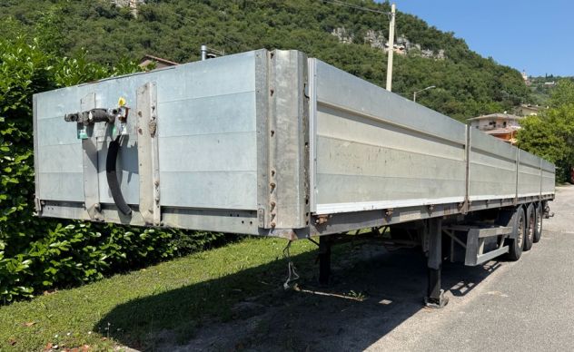 SEMIRIMORCHIO VIBERTI 125 PS LUNGH. 12,50 CON SPONDE