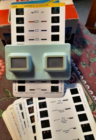 stereoscope visore 3d con 10 schede lourdes - Foto 6