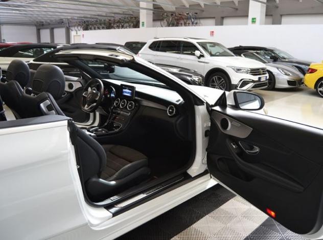MERCEDES-BENZ C 180 Cabrio Premium Amg Automatica Capote Blu rif. 23811974 - Foto 3