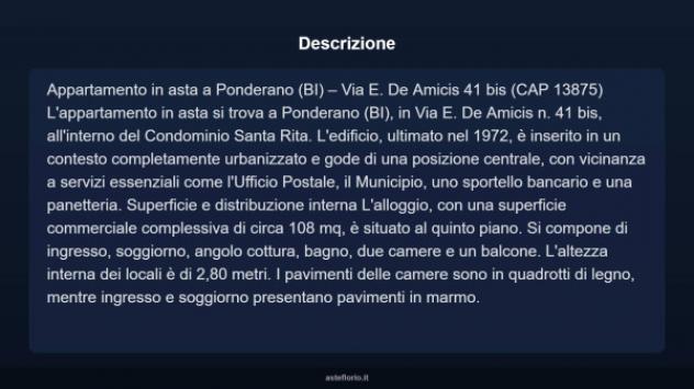 Immobile in asta di 108 m², box auto in vendita a Ponderano - Foto 13