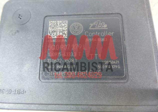 5Q0614517K Volkswagen Golf VII centralina gruppo pompa ABS - Foto 2