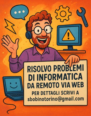 Informatico disponibile per assistenza e consulenza in DAD da remoto