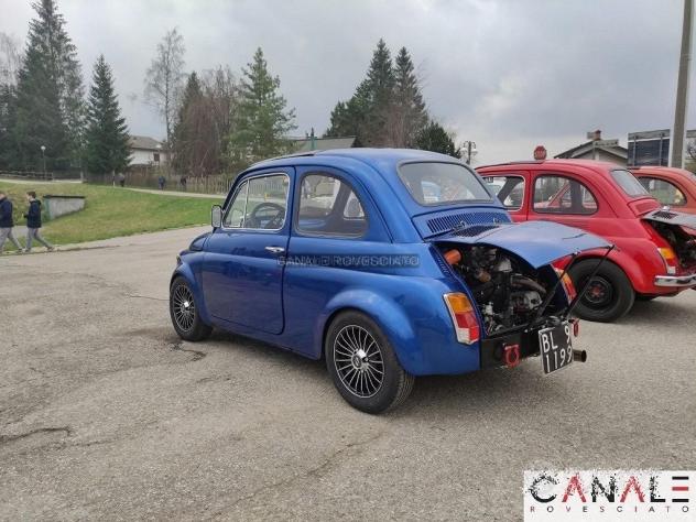 Cerchi grifo 4,5x 12 4x98 neri bianchi fiat 126 - Foto 5