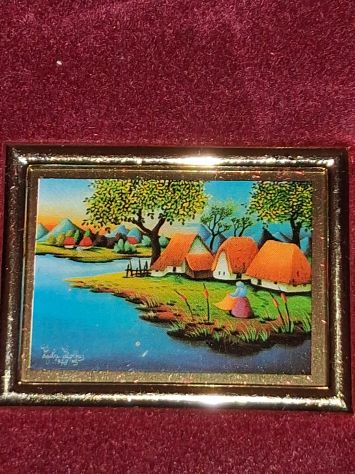7 Litografie Arte Naif Miniature su lastre d'alluminio i 12 Mesi di Ljuba Stolfa - Foto 4