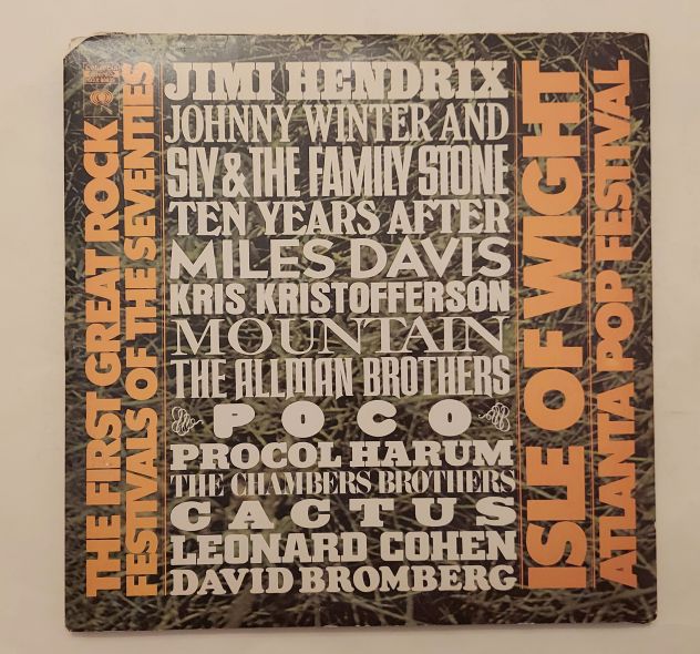 3 Vinile The First Great Rock Festivals Of The Seventies-Isle Of Wight/Atlanta