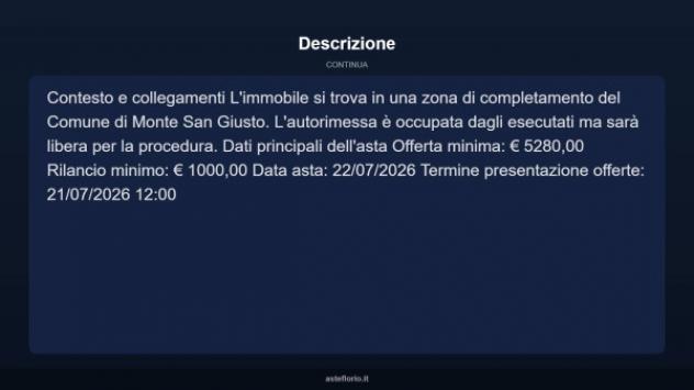 Immobile in asta di 27 m² in vendita a Monte San Giusto - Foto 4